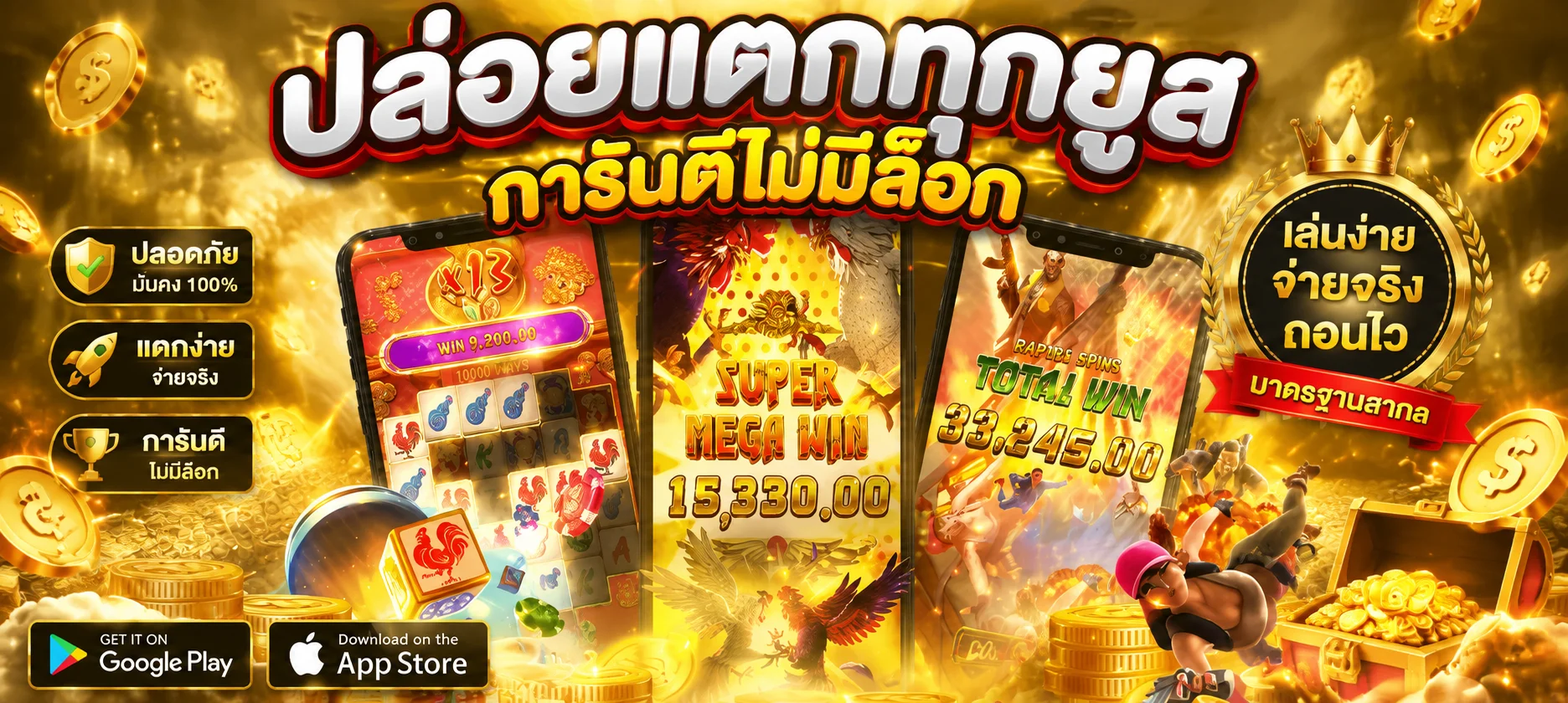 โปรโมชั่น AURORA688 โบนัสสมาชิกใหม่ 100 เปอร์เซ็นต์